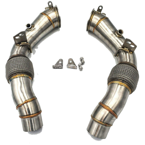 CATLESS DOWNPIPES for BMW S63 M5 F10 M6 F06 F12 F13 - N63 intake CATLESS DOWNPIPES for BMW S63 M5 F10 M6 F06 F12 F13 - N63 intake