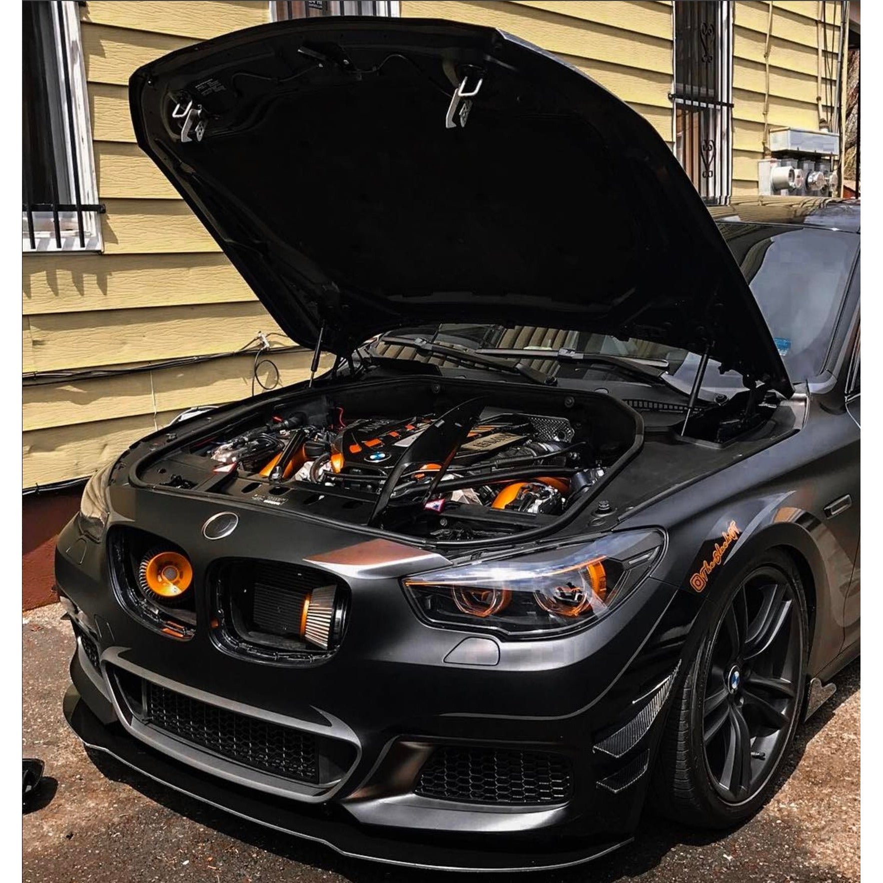 N63tu Direct Injection N63/N63 TU cold air Intake version V4 Carbon Fiber Edition – N63 intake
