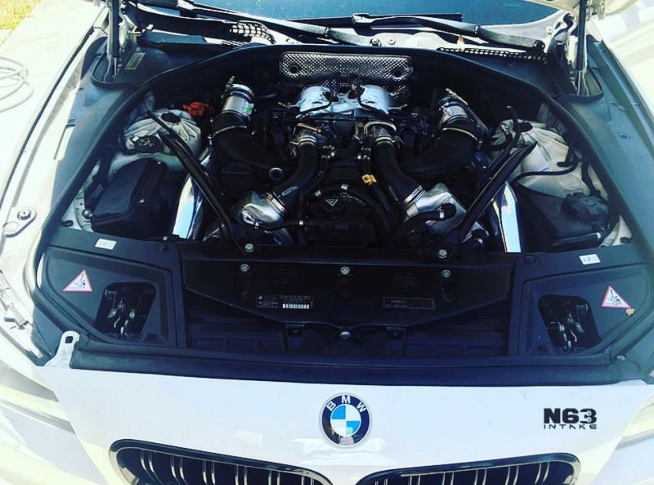 N63tu Direct Injection N63/N63 TU cold air Intake version V4 Carbon Fiber Edition – N63 intake